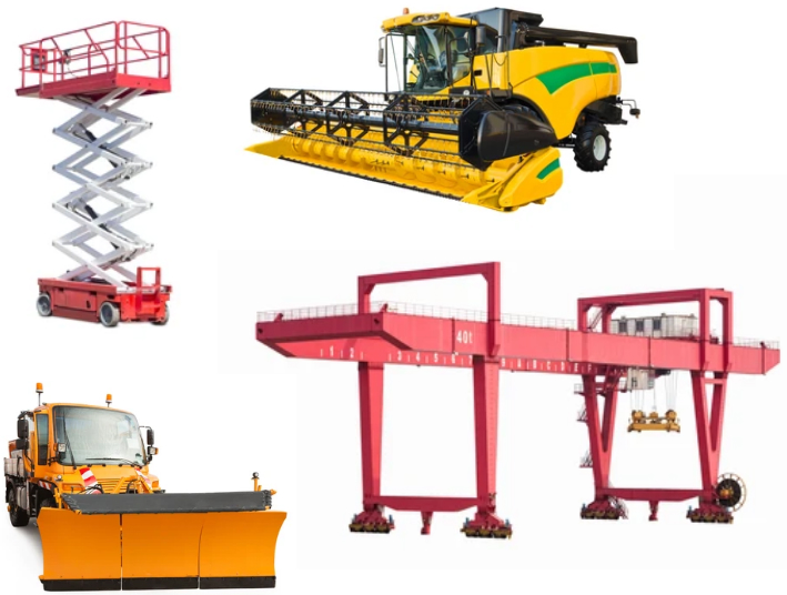 Joysticks by industry scissor lifts snow plow crane